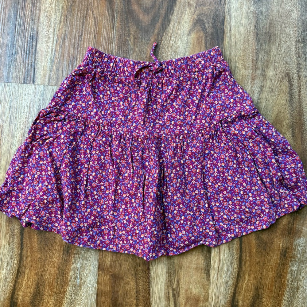 Zara Floral Mini Skirt